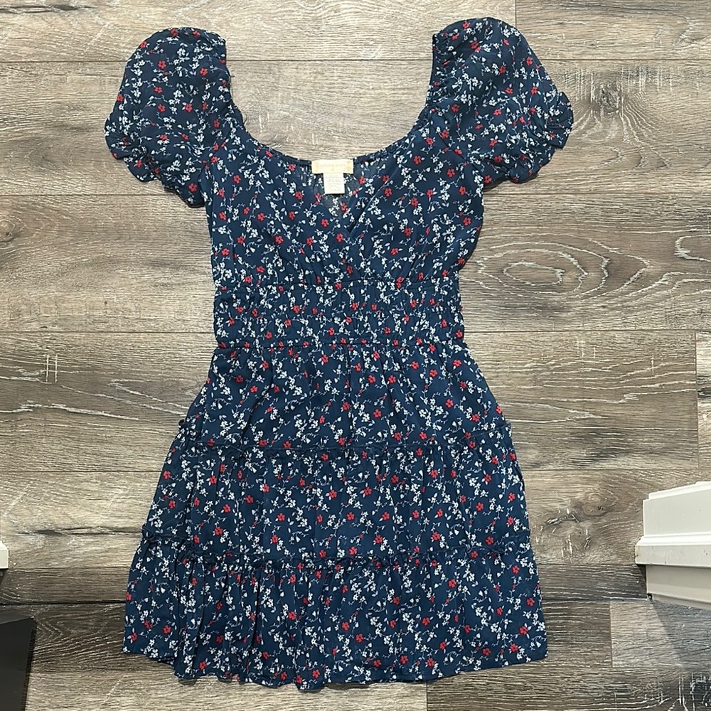 Altar'd State Navy Floral Dress